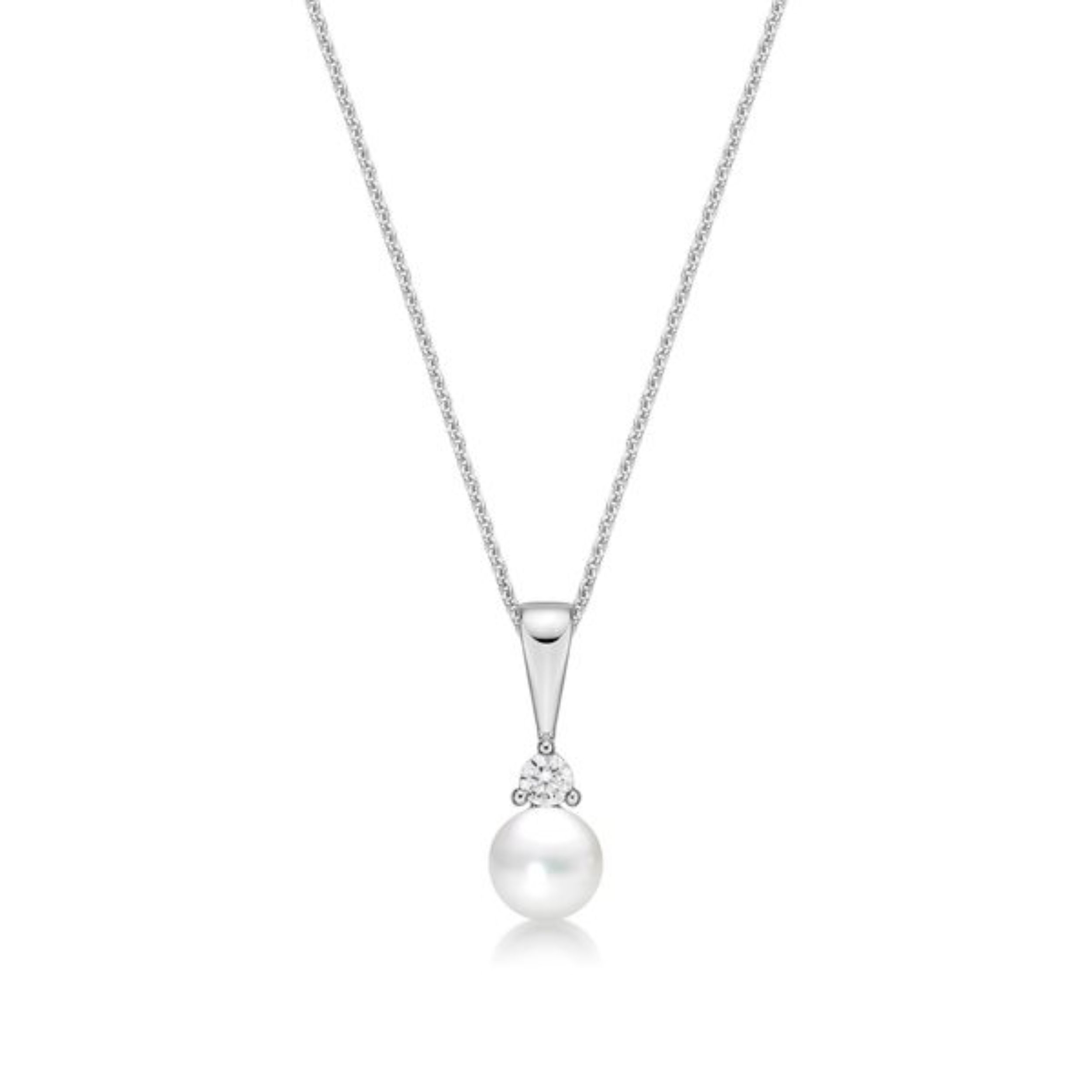 Picture of 6mm FW BUTTON & CZ with CHAIN