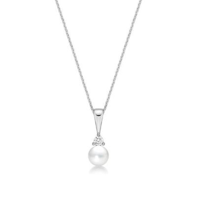 Picture of 6mm FW BUTTON & CZ with CHAIN