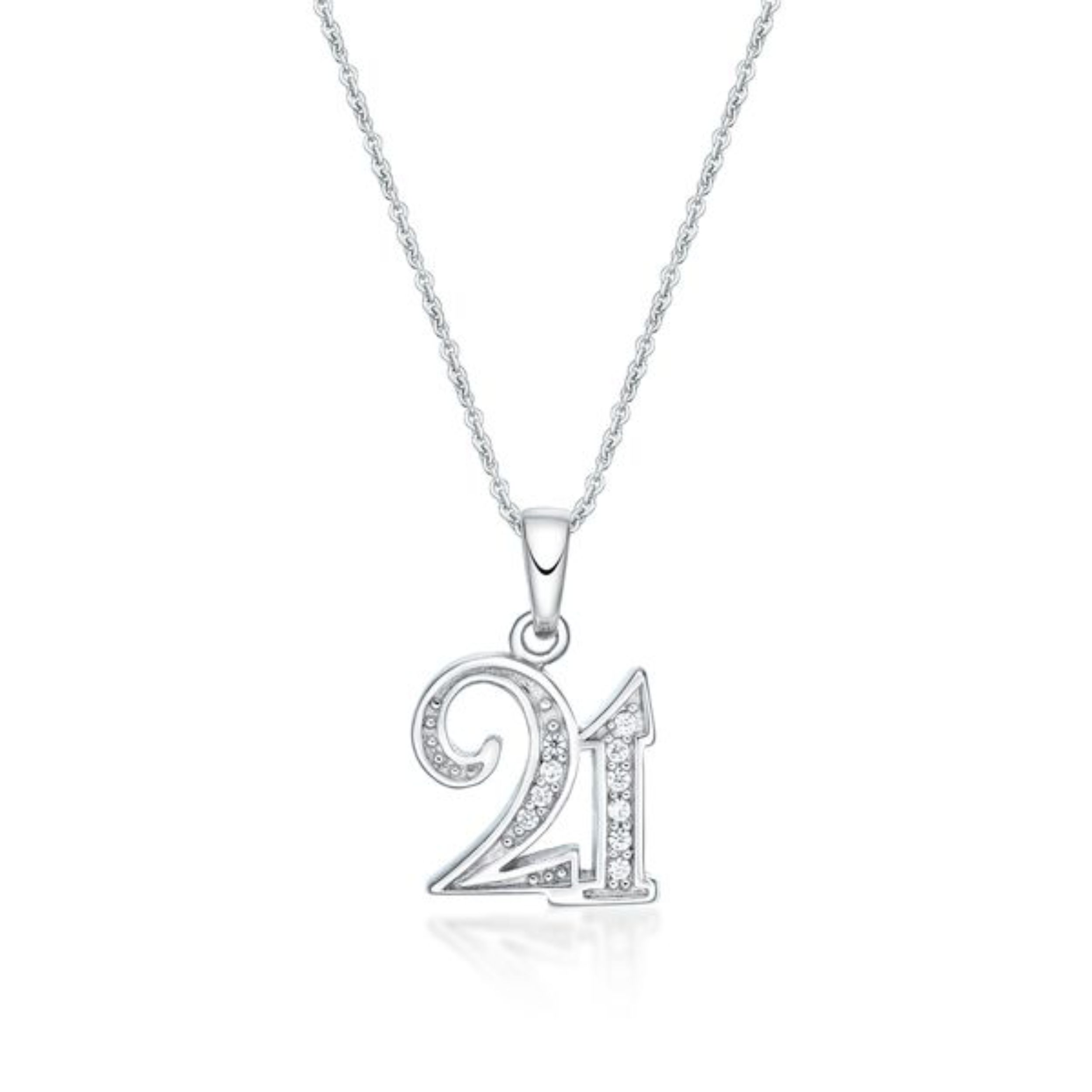 Picture of CZ SET 21 BAIL with CHAIN