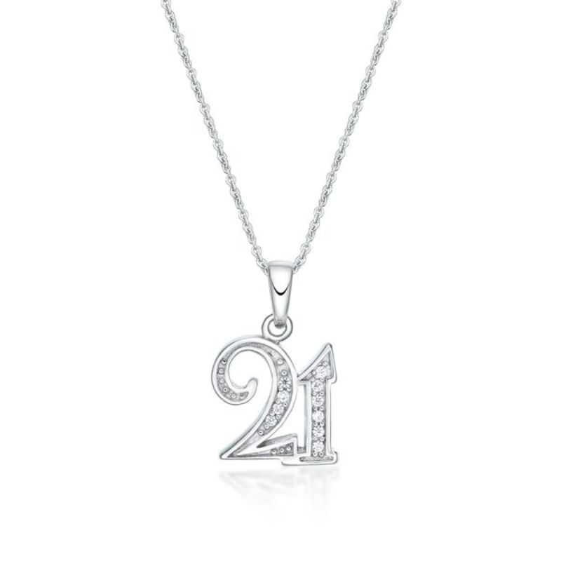 Picture of CZ SET 21 BAIL with CHAIN