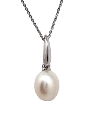 Picture of 8mm FW WHT, KNIFE EDG  PEND with CHAIN