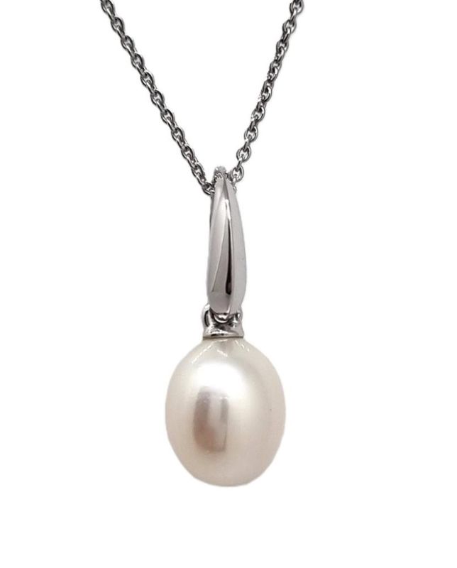 Picture of 8mm FW WHT, KNIFE EDG  PEND with CHAIN