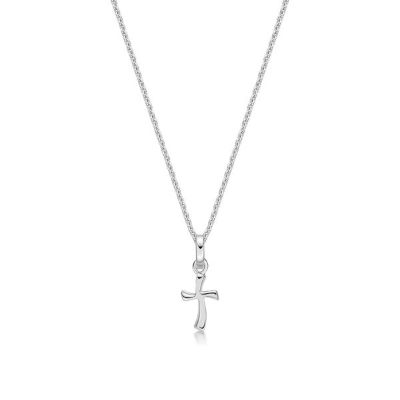 Picture of TINY WOBBLY CROSS PD. with chain