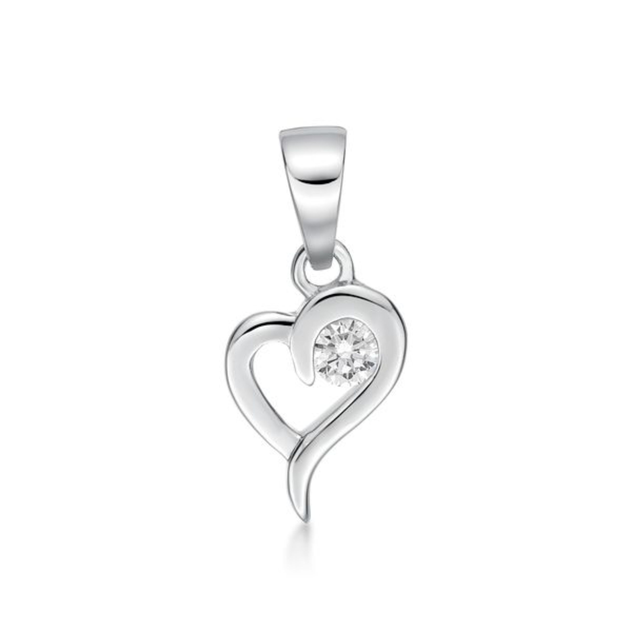 Picture of SM HEART PD.,CZ WITH FLARE