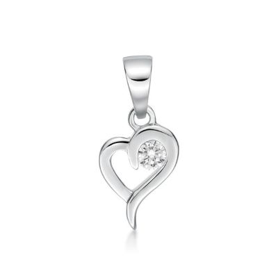 Picture of SM HEART PD.,CZ WITH FLARE