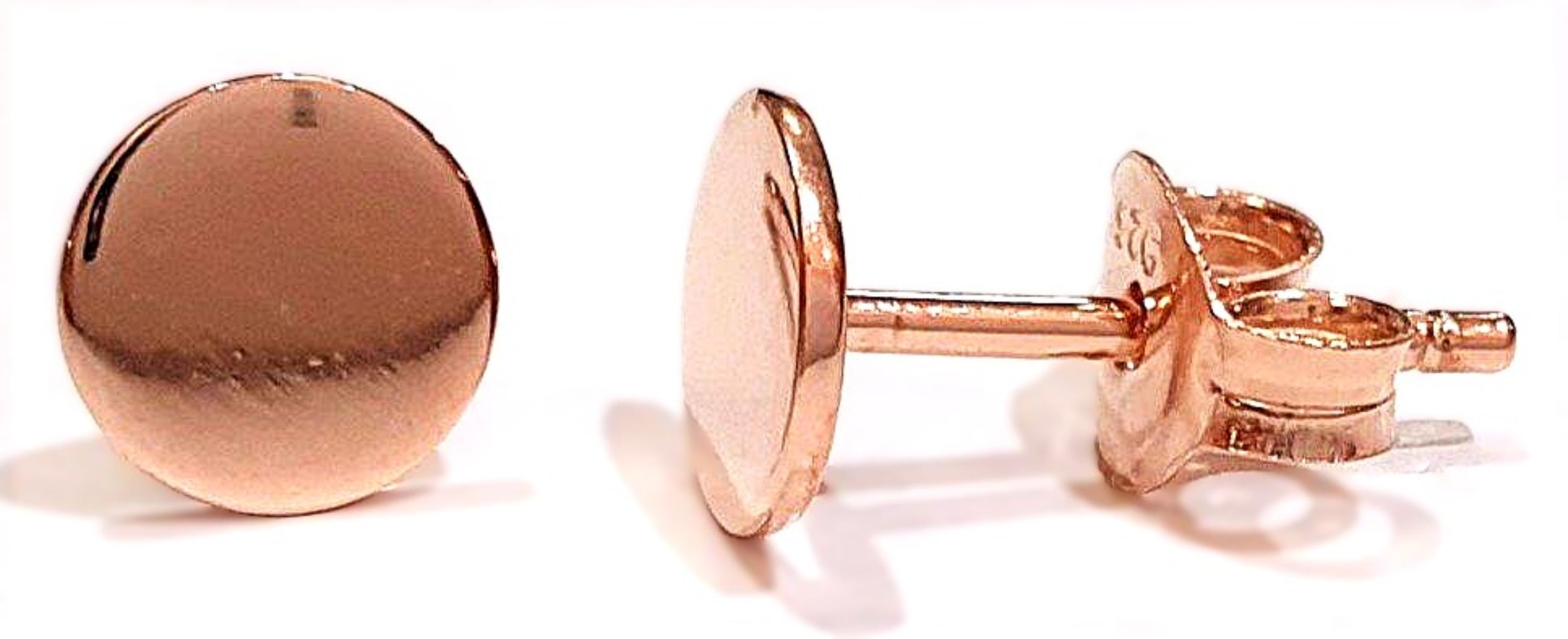 Picture of 4mm RGP SILVER DISC STUDS