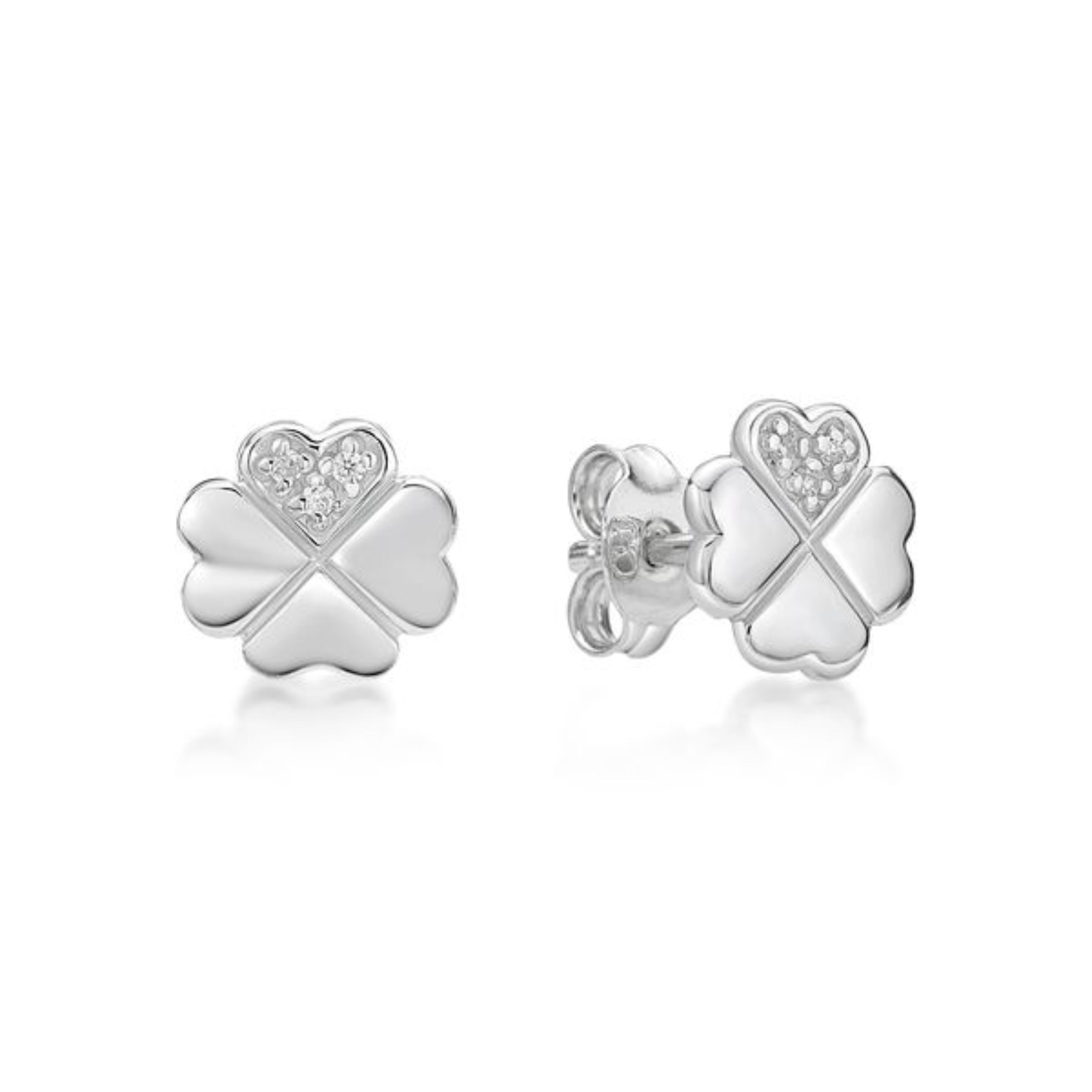 Picture of SHAMROCK,WHITE CZ ALL POL