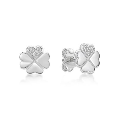 Picture of SHAMROCK,WHITE CZ ALL POL