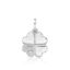 Picture of SHAMROCK, PEND WHITE CZ, ALL POL
