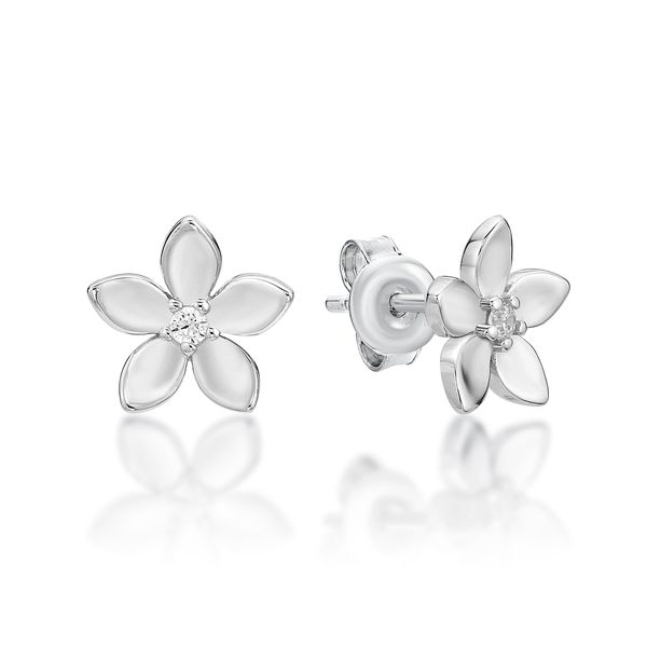 Picture of FLOWER (STUDS), CZ CTR, ALL POL.