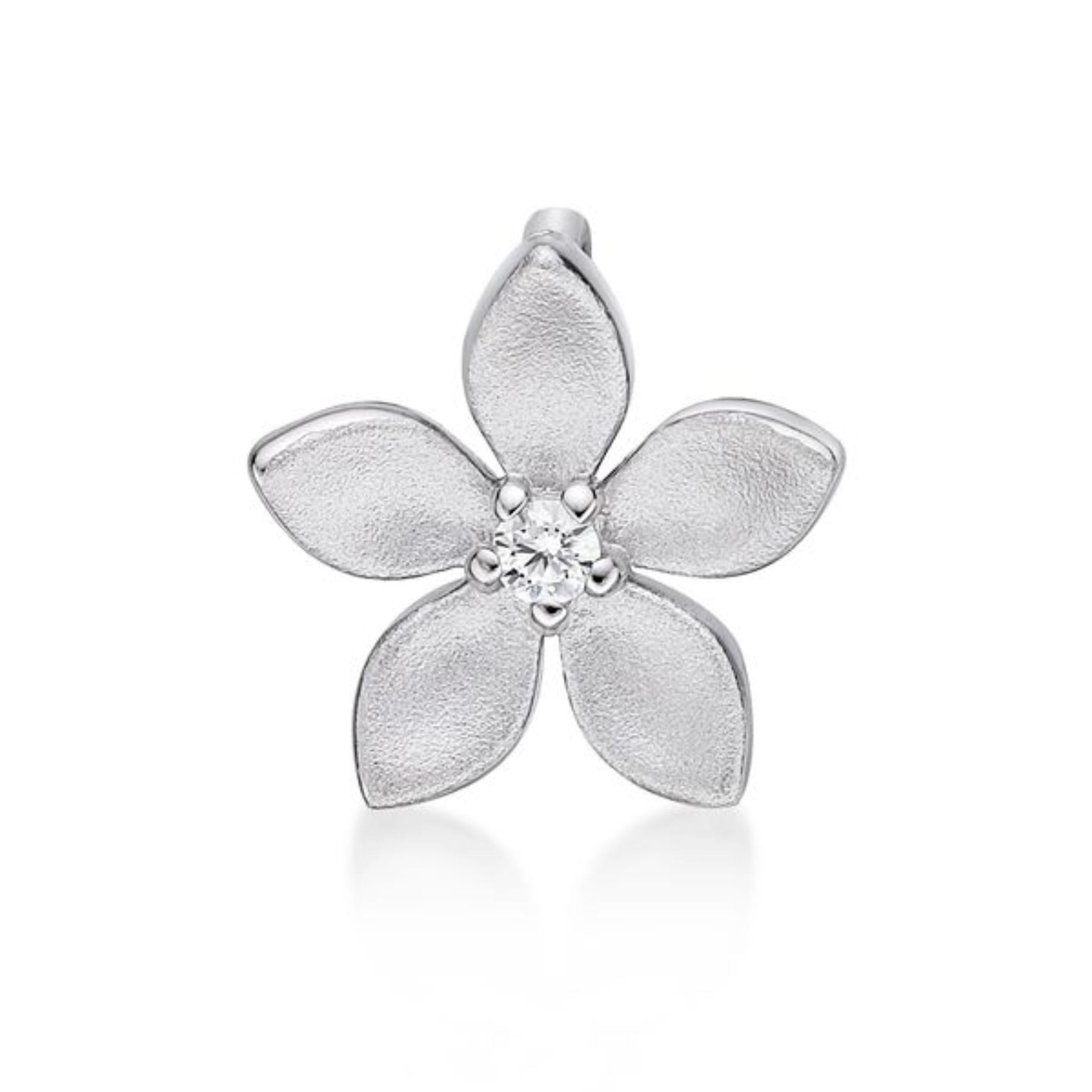 Picture of PENDANT FLOWER W/CZ MATT