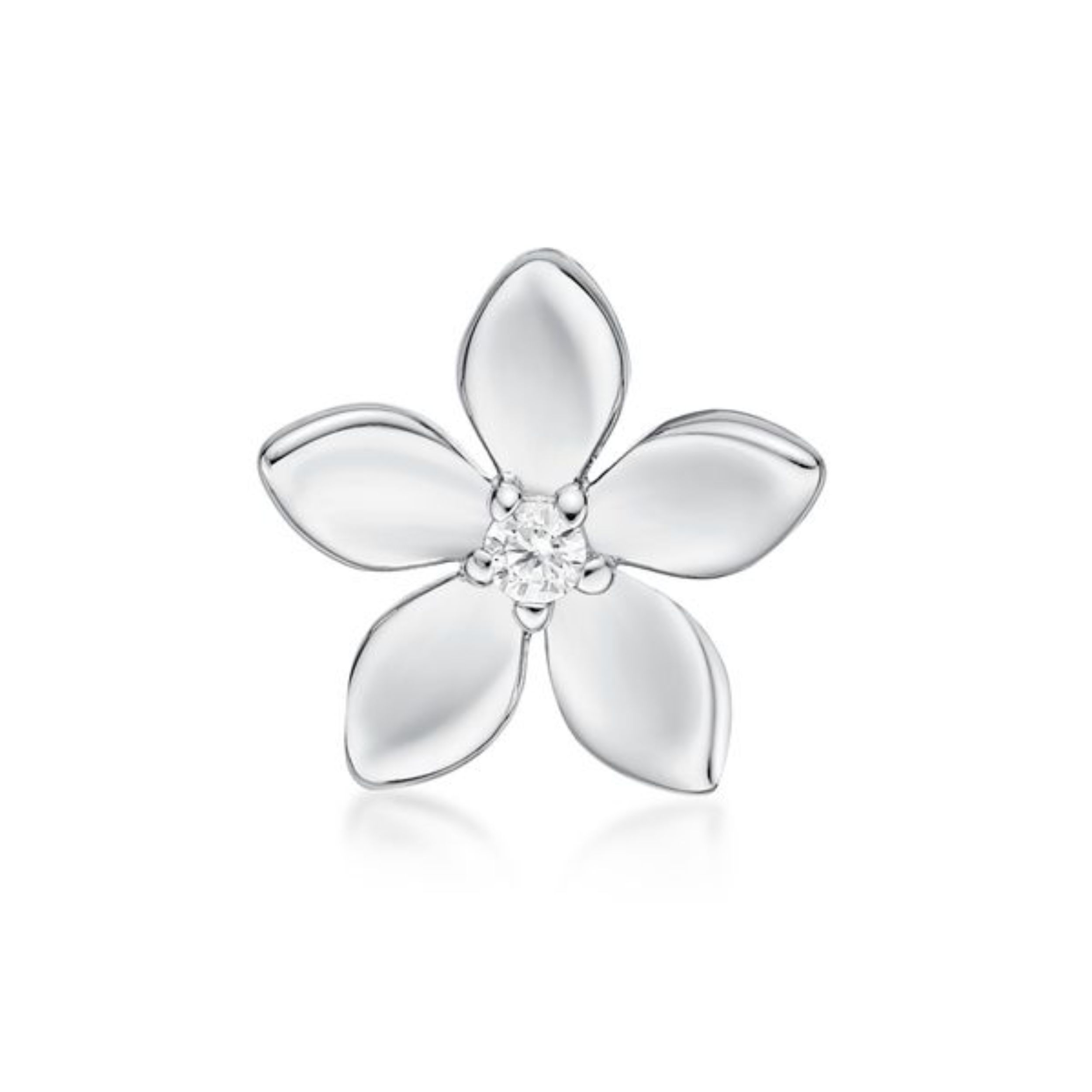Picture of PENDANT FLOWER W/CZ ALL POLISHED