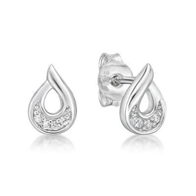 Picture of BABY BIB CZ EARRING