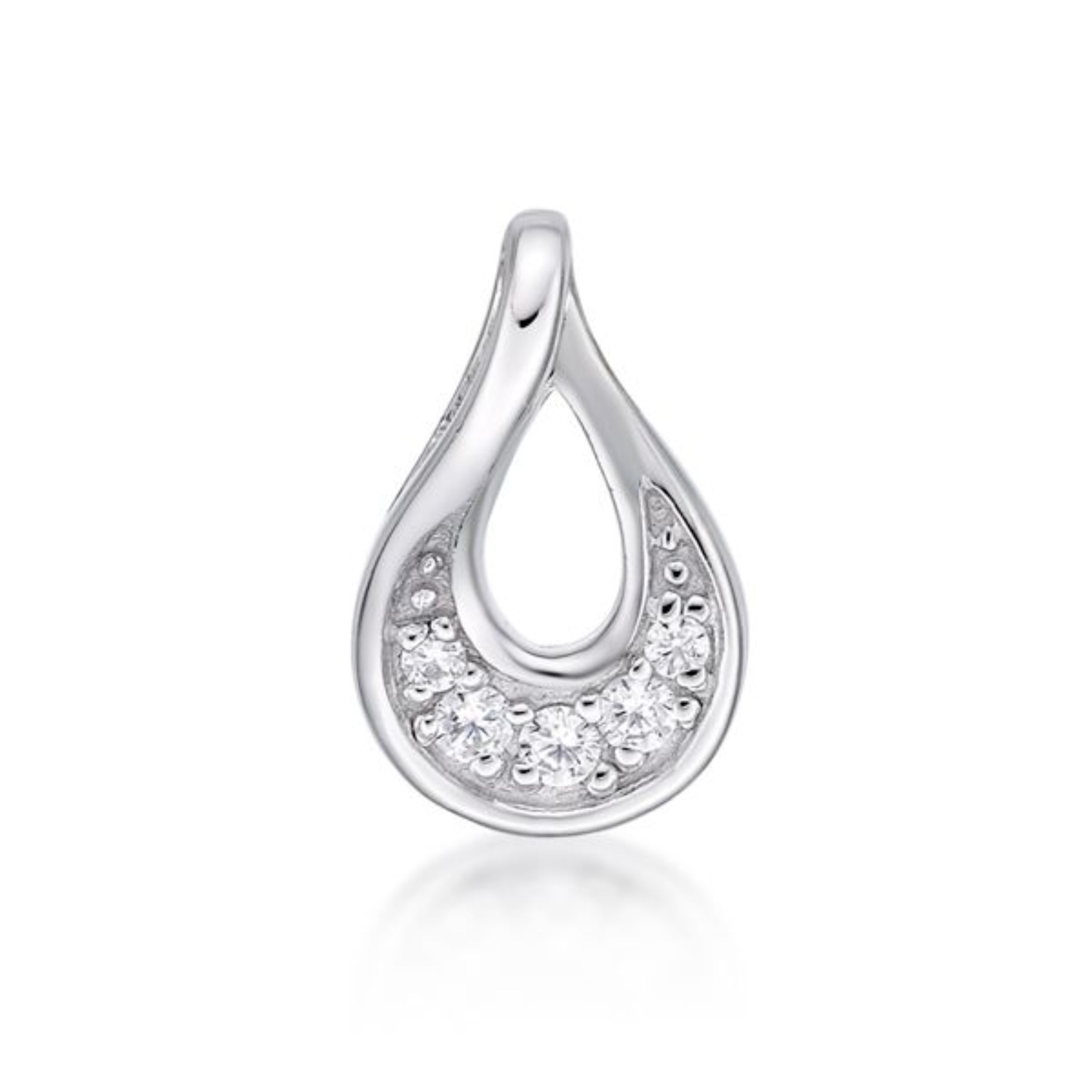 Picture of BABY BIB CZ PENDANT