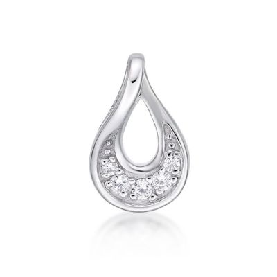 Picture of BABY BIB CZ PENDANT