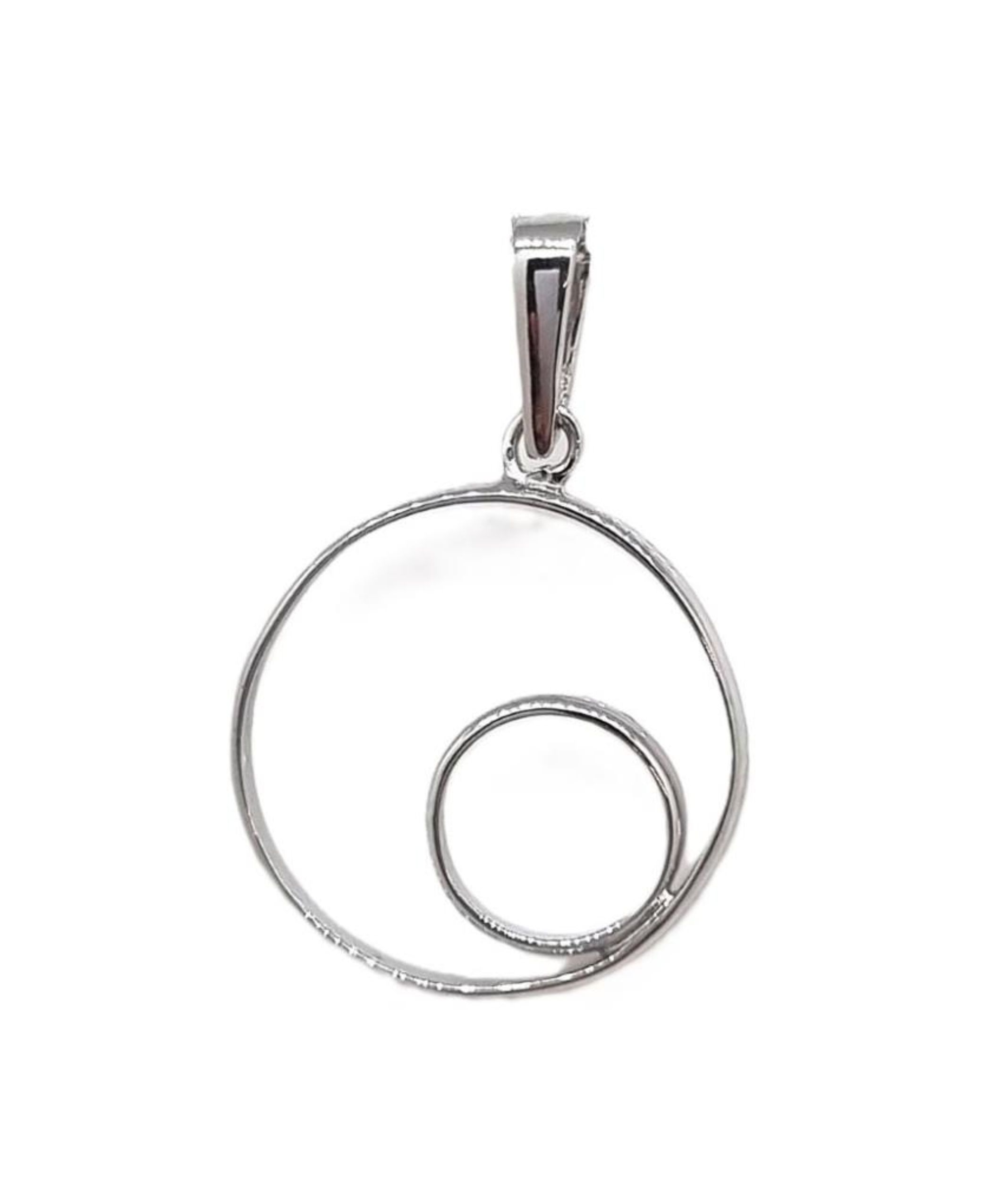 Picture of PENDANT 7mm CIRCLE LOW-IN 14mm CIRCLE