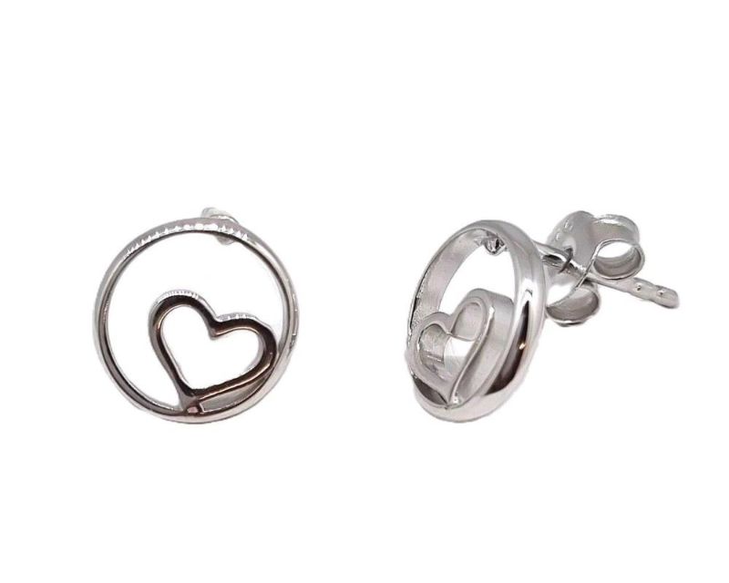 Picture of HEART IN CIRCLE, STUDS
