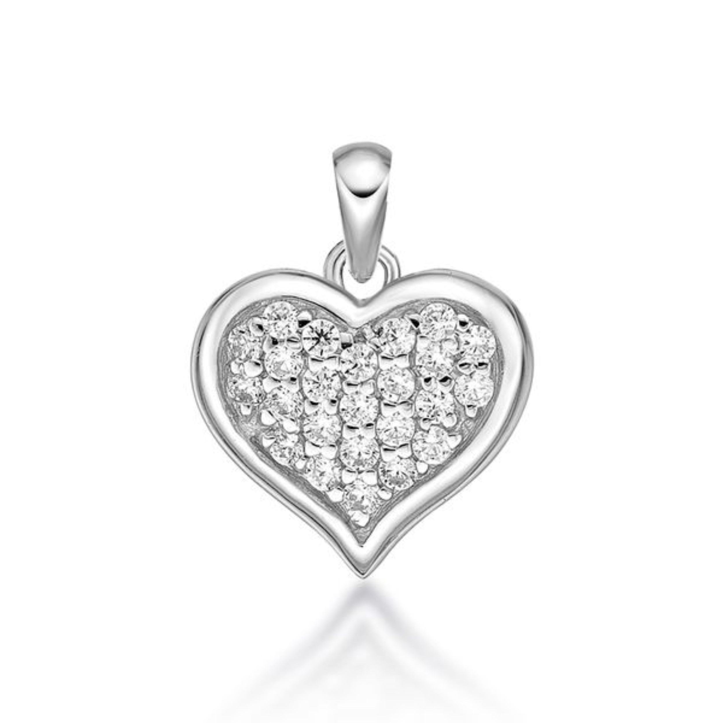 Picture of HEART PENDANT PAVE CTR