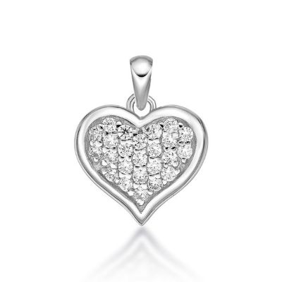 Picture of HEART PENDANT PAVE CTR