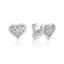 Picture of HEART STUDS, PAVE CTR