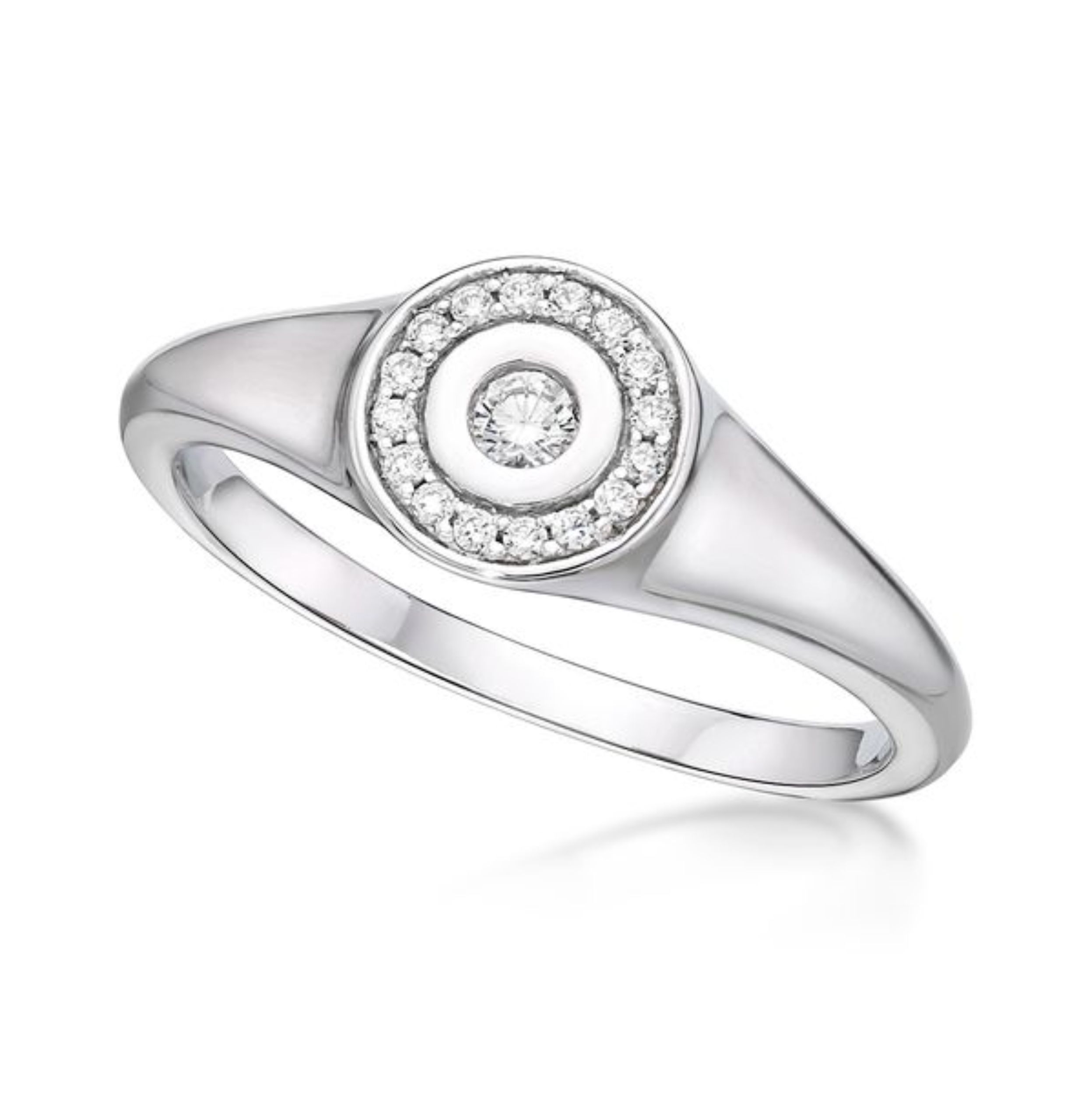 Picture of BEZEL&BEAD CLUSTER EYE RING