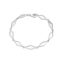 Picture of KITE TAIL LINK BRACELET, 18.5+1.5=20cm