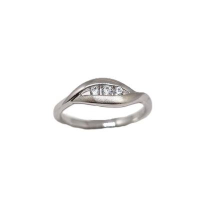 Picture of 3 STONE EYE RING