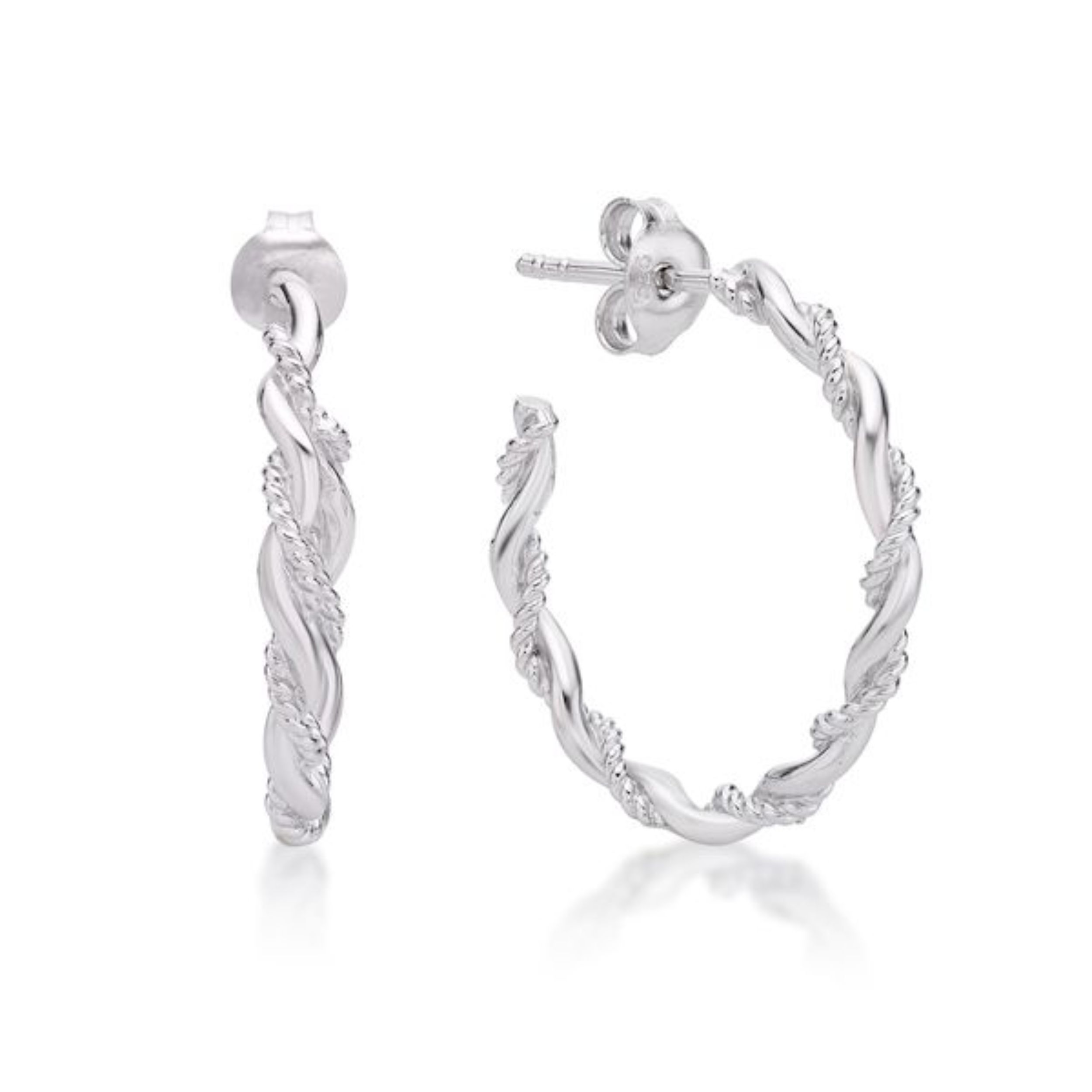 Picture of TWISTED 20mm HOOP, EARPIN & BUTTERFLY