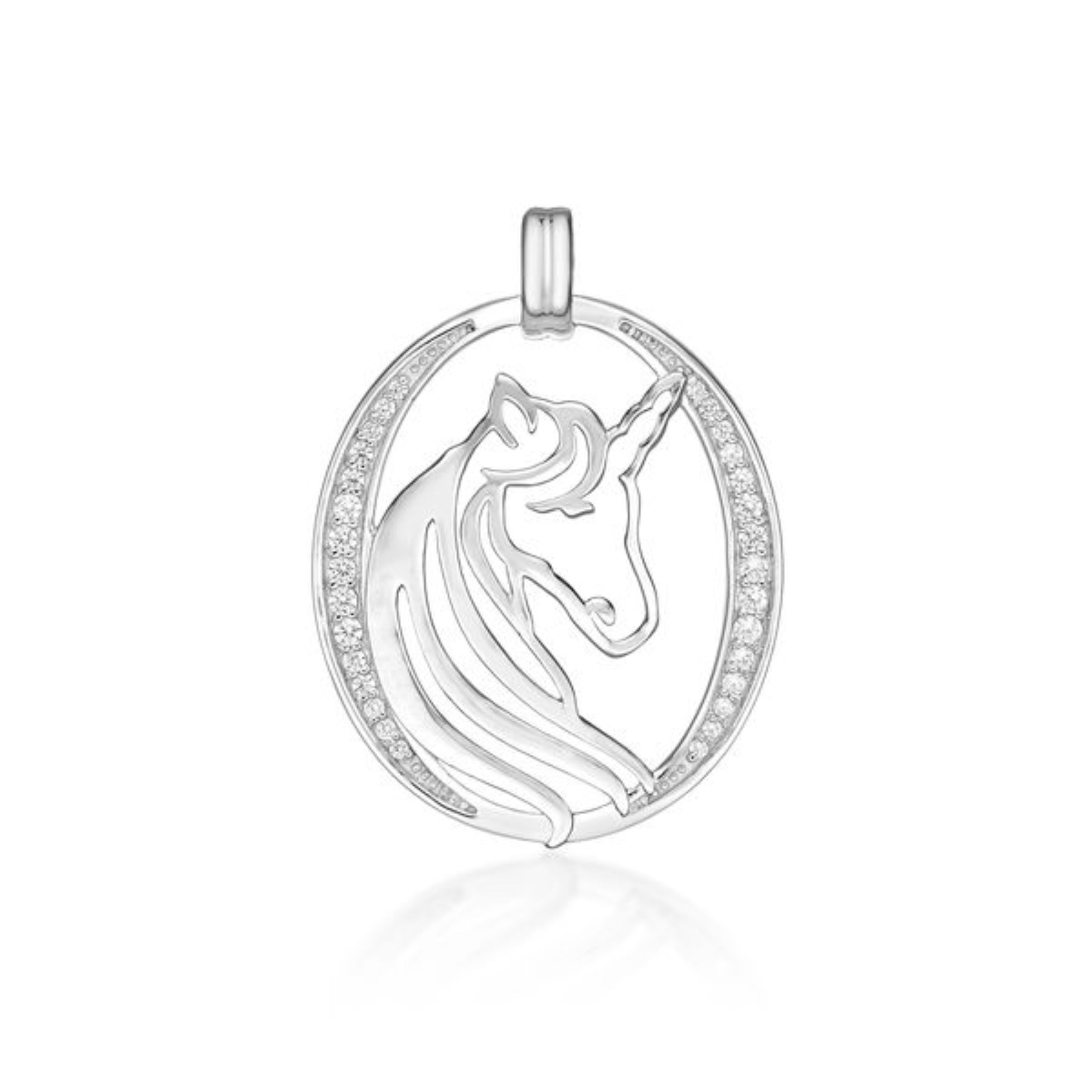 Picture of 24x30 OVAL, UNICORN, CZ SIDES ALL RH
