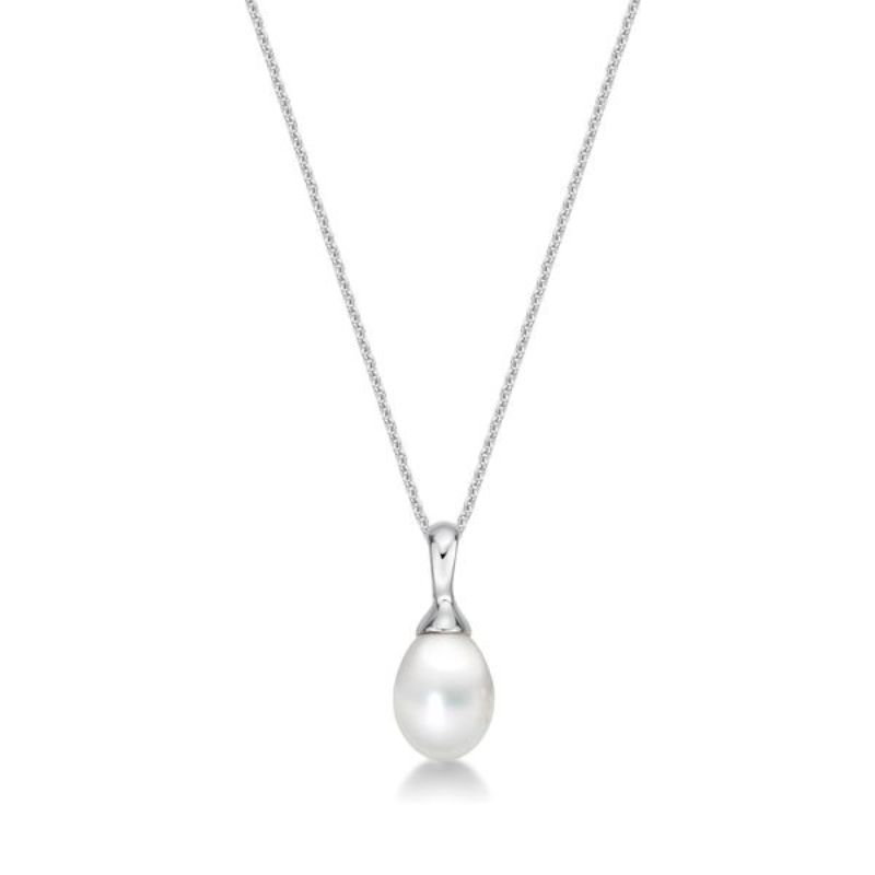 Picture of 7-8mm FW DROP, SILVER BAIL with CHAIN