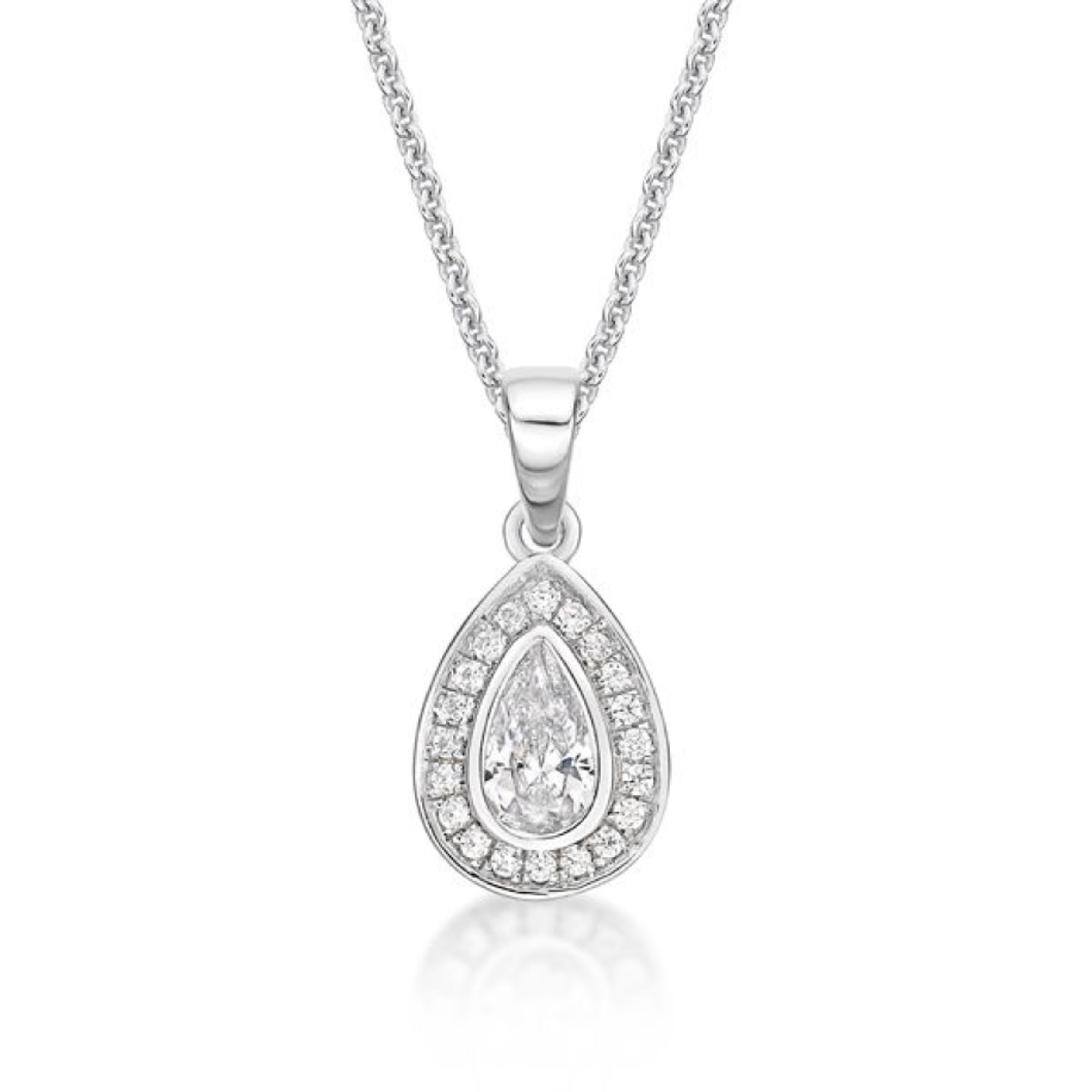 Picture of PEND, PEAR R/O CLUSTER T=6.8x8.8mm  with CHAIN