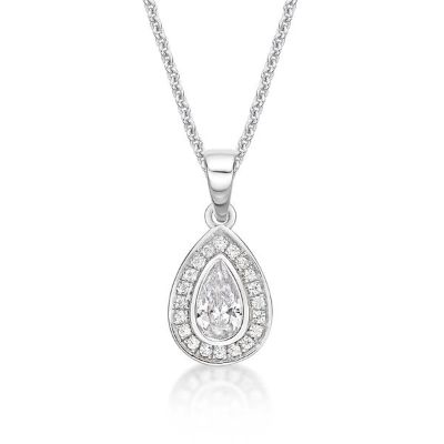 Picture of PEND, PEAR R/O CLUSTER T=6.8x8.8mm  with CHAIN