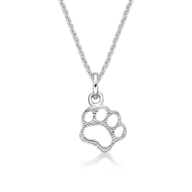 Picture of SMALL PAW PRINT PENDANT / CHARM with chain