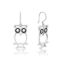 Picture of OWL ON A PERCH,OUTLINE. HOOKS