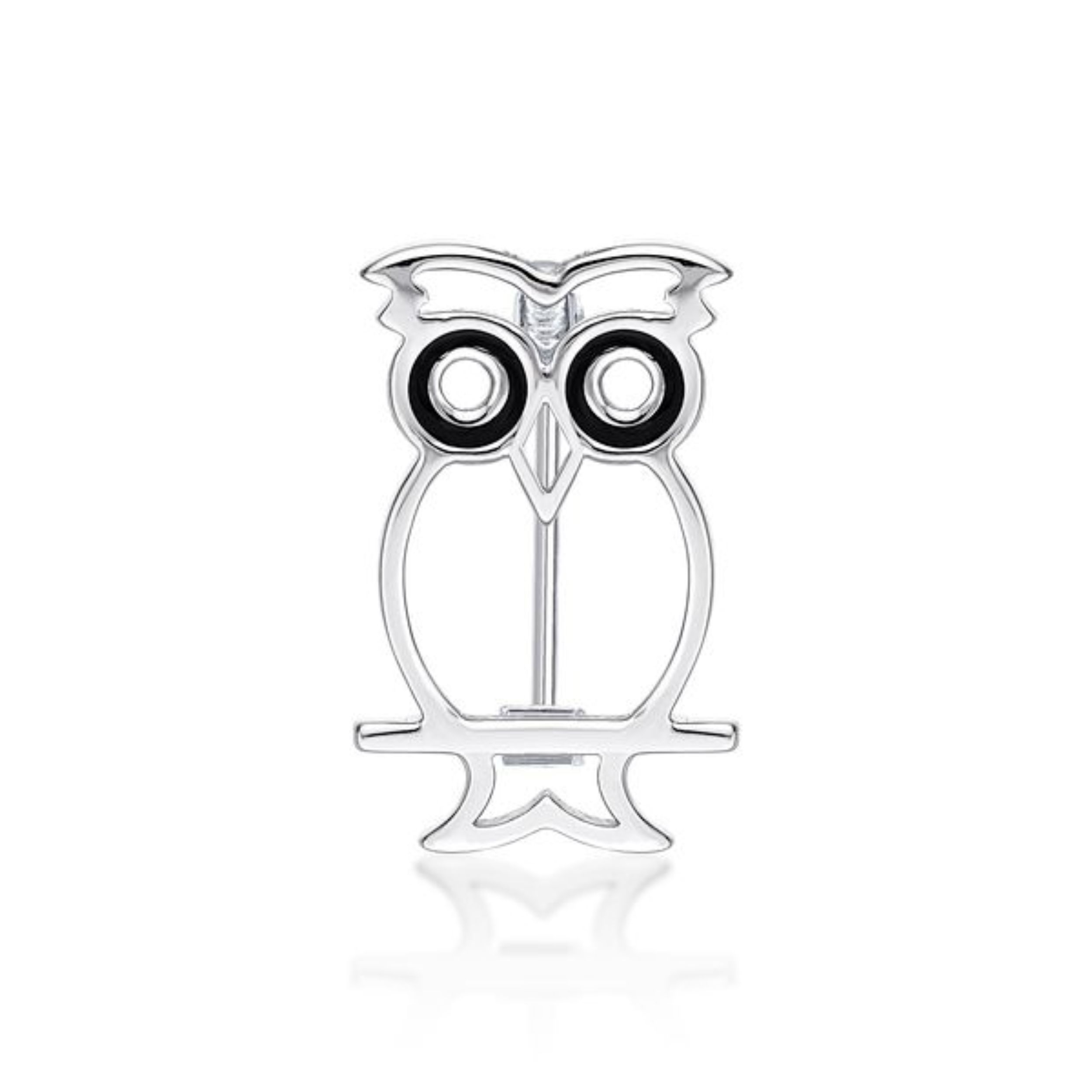 Picture of OWL ON A PERCH,OUTLINE, BROOCH