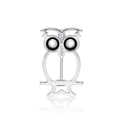 Picture of OWL ON A PERCH,OUTLINE, BROOCH