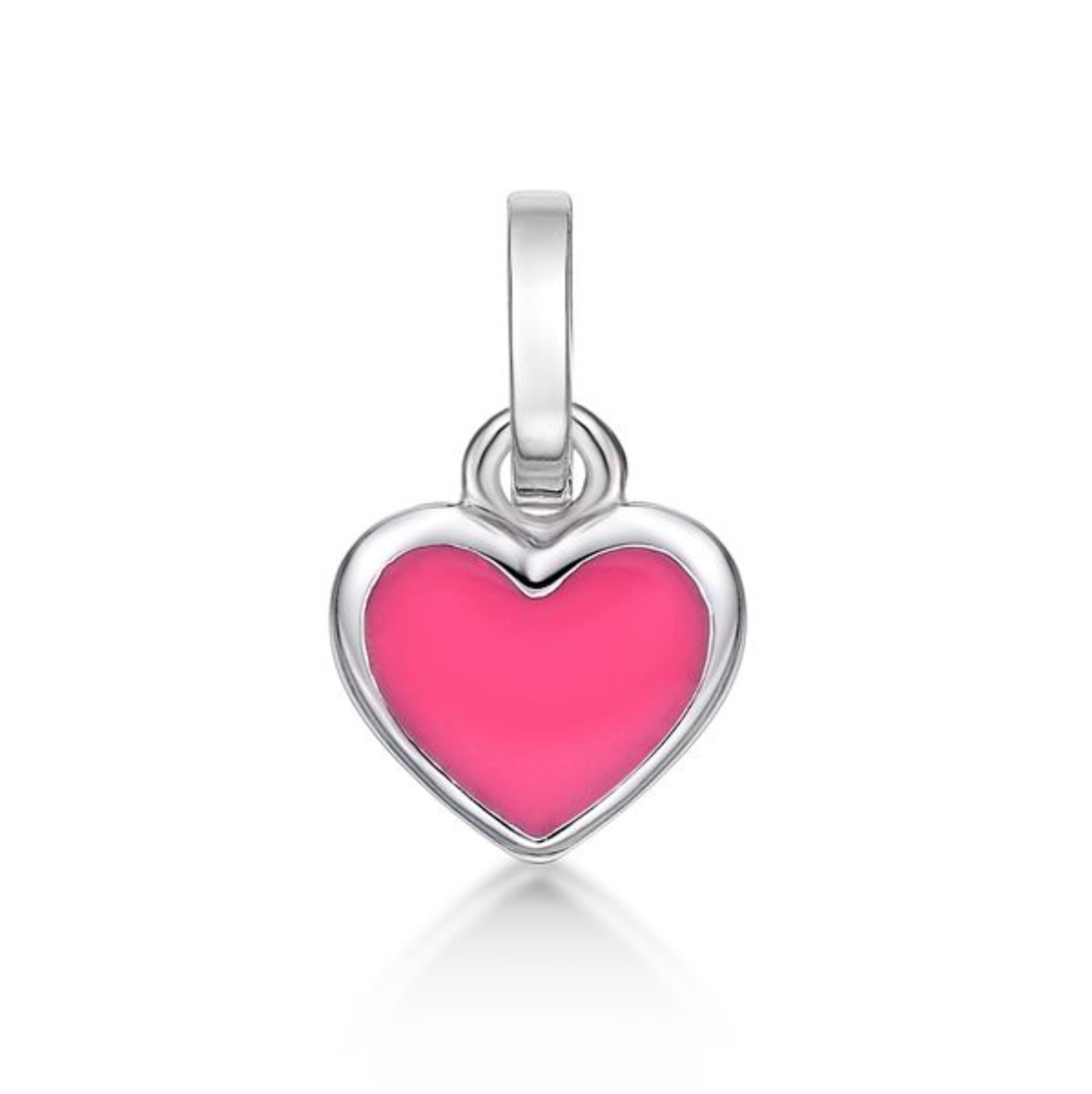 Picture of ENAMEL HEART, PEND. PINK