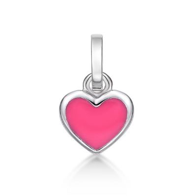 Picture of ENAMEL HEART, PEND. PINK