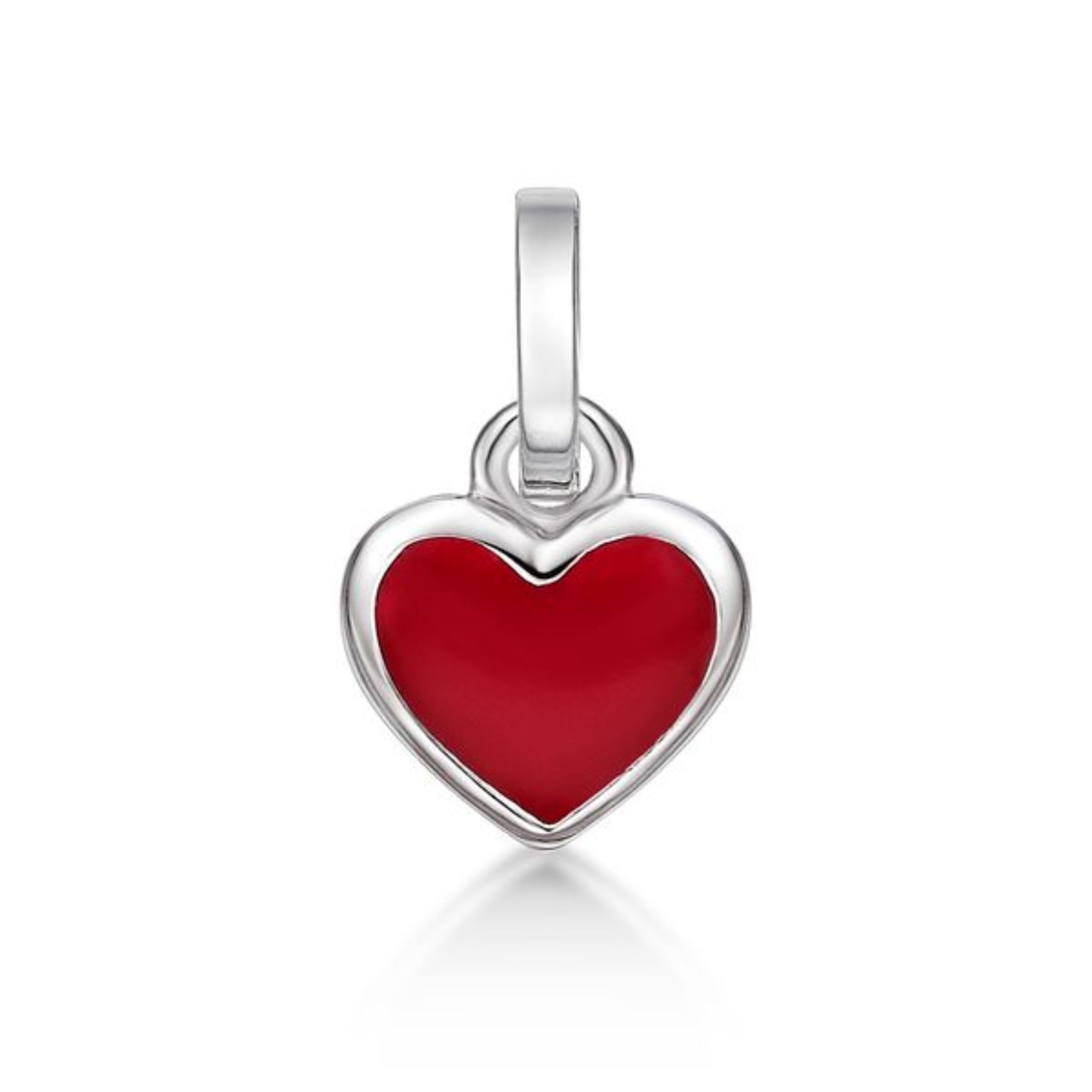 Picture of ENAMEL HEART, PEND. RED