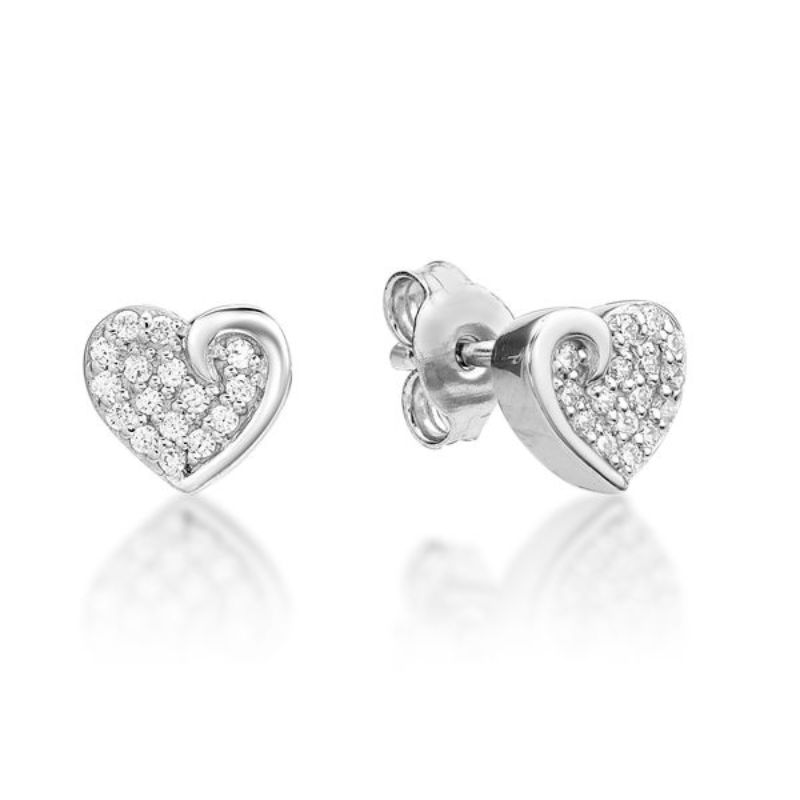 Picture of HEART CZ's, STUDS