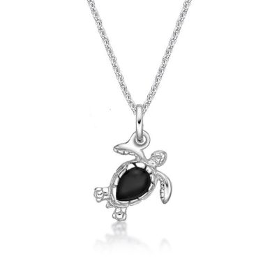 Picture of TURTLE PENDANT BLACK with CHAIN