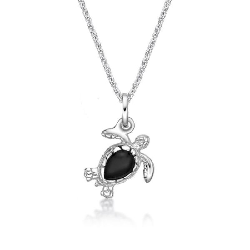 Picture of TURTLE PENDANT BLACK with CHAIN