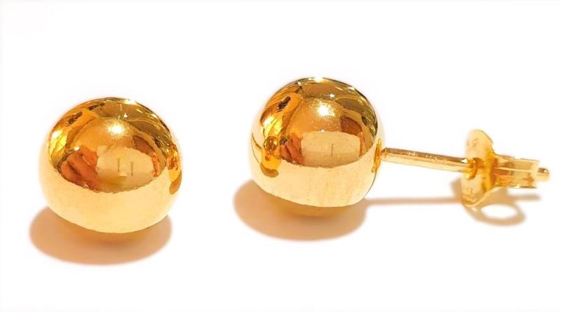 Picture of 3mm GP SILVER HOLLOW BALL STUDS