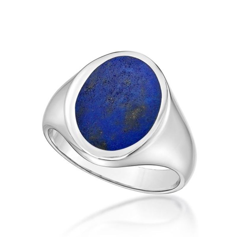 Picture of LAPIS SIGNET RING