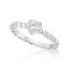 Picture of STACKING, BUBBLE RING, HEART CZ