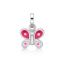 Picture of BUTTERFLY PEND.RED&WHT, SPOTS.