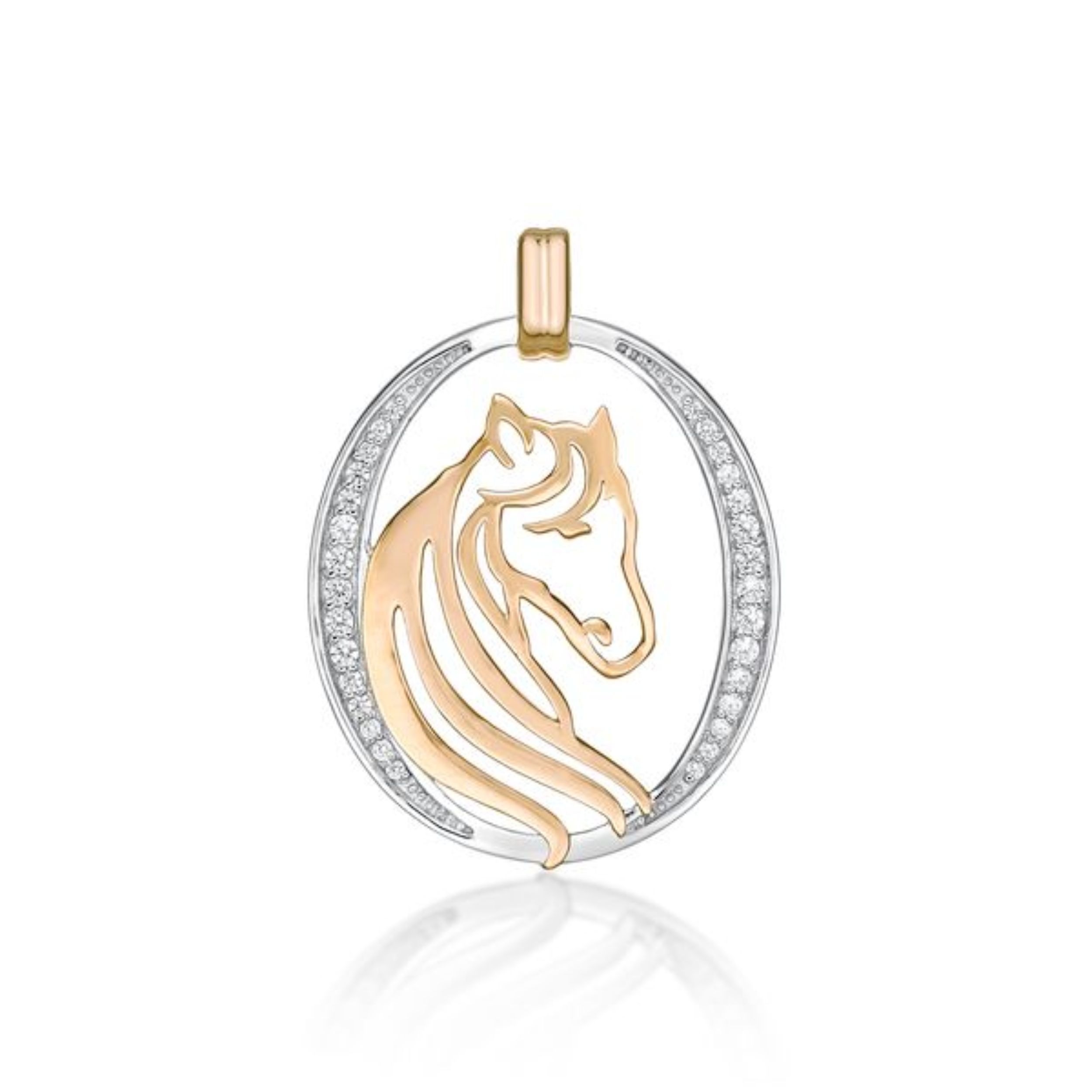 Picture of 24x30 OVAL, HORSE, CZ SIDES, RH OUTER, GP CTR