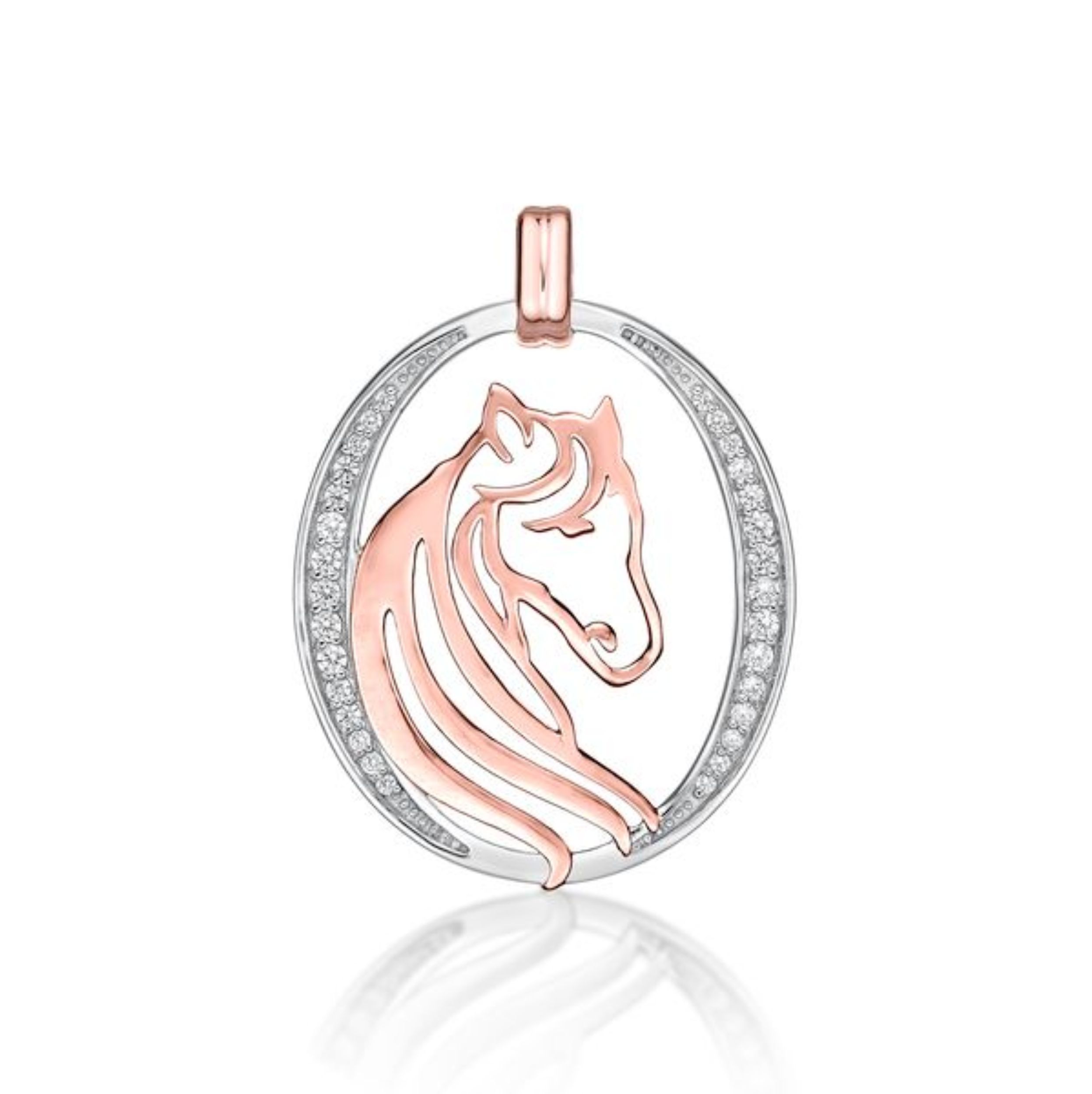 Picture of 24x30 OVAL, HORSE, CZ SIDES, RH OUTER, RGP CTR