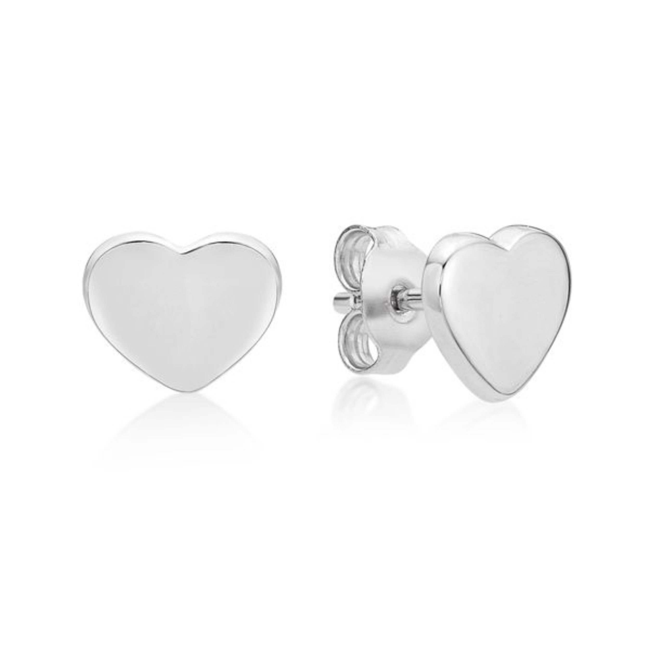 Picture of HEART, SLIGHT DOME DICS 6.5mm STUDS