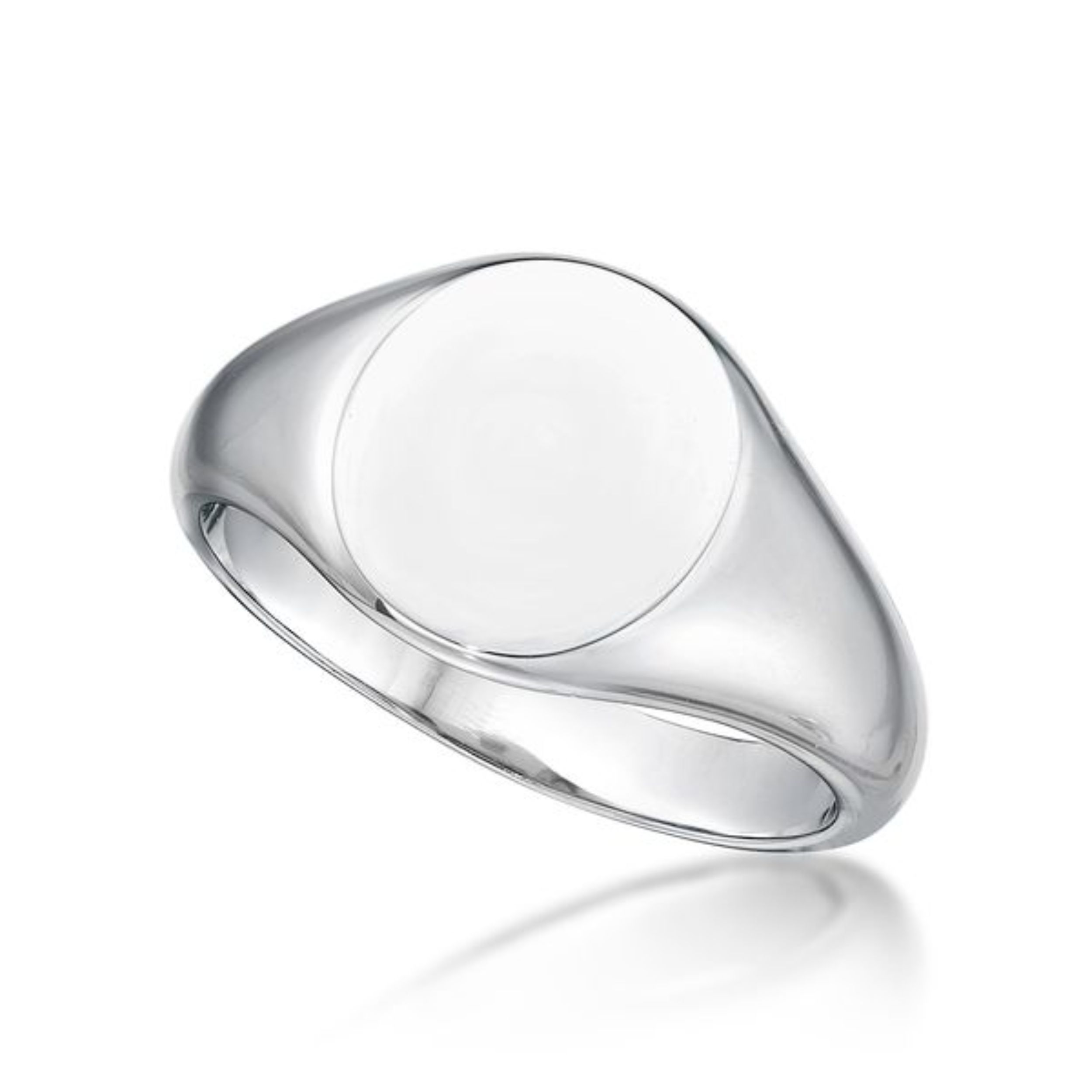 Picture of ALMOST ROUND SIGNET RING 11.2mm x 10.4mm